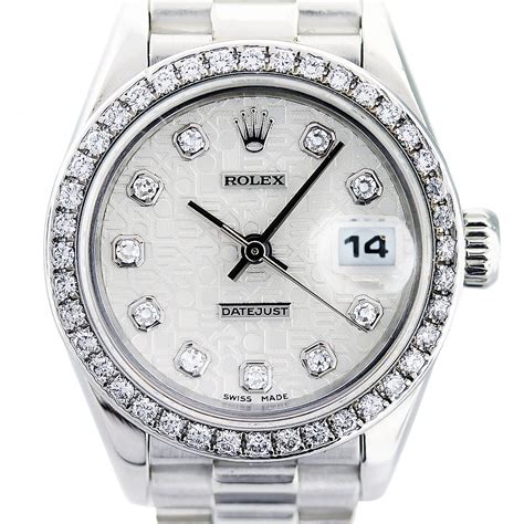 platinum watches for women